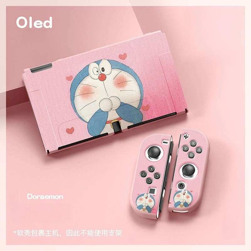 حافظة واقية لمفتاح عبقور الكرتونية لجهاز نينتندو سويتش 2 NS2 OLED وحدة تحكم ألعاب ناعمة من البولي يوريثان الحراري ديكورات شل هدايا