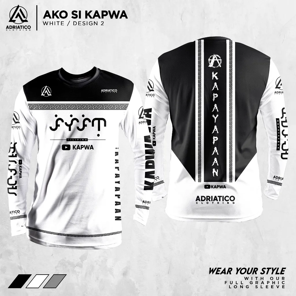 2026 New Adriatico X Ako Si Kapwa Gen V2 Moto Jersey Men Women's Summer Oversized Breathable Quick Drying Sports Long Sleeves