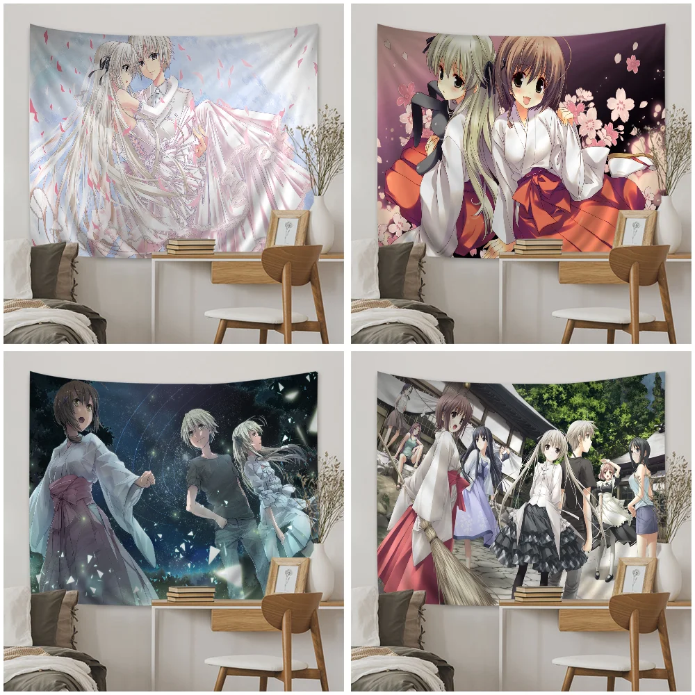 

Yosuga no Sora Colorful Tapestry Wall Hanging Hippie Flower Wall Carpets Dorm Decor Wall Art Decor