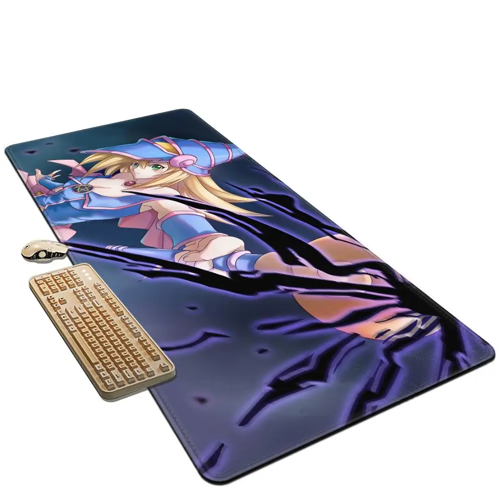 Dark Magician Girl Large Mousepad Yu Gi Oh Gamer Mouse Pad  HD Printing Non-slip Deskmat Office Carpet Computer Accessories