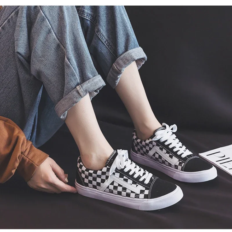 Youth Students Outdoor Jogging Trainers Men Women Girls\' Casual Sneakers Lovers Unisex Canvas Casual Walking Shoes Footwear