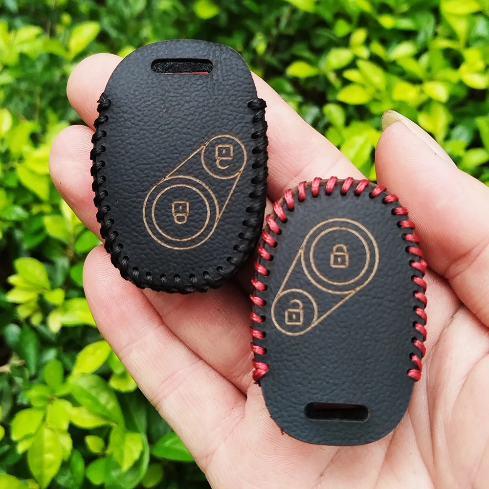 Para Honda Accord 7 Jazz FRV Civic CR-V 2008 Crz Insight Fit SRV Chord 7 Gr8 150R Funda de cuero genuino para llave de coche mando a distancia