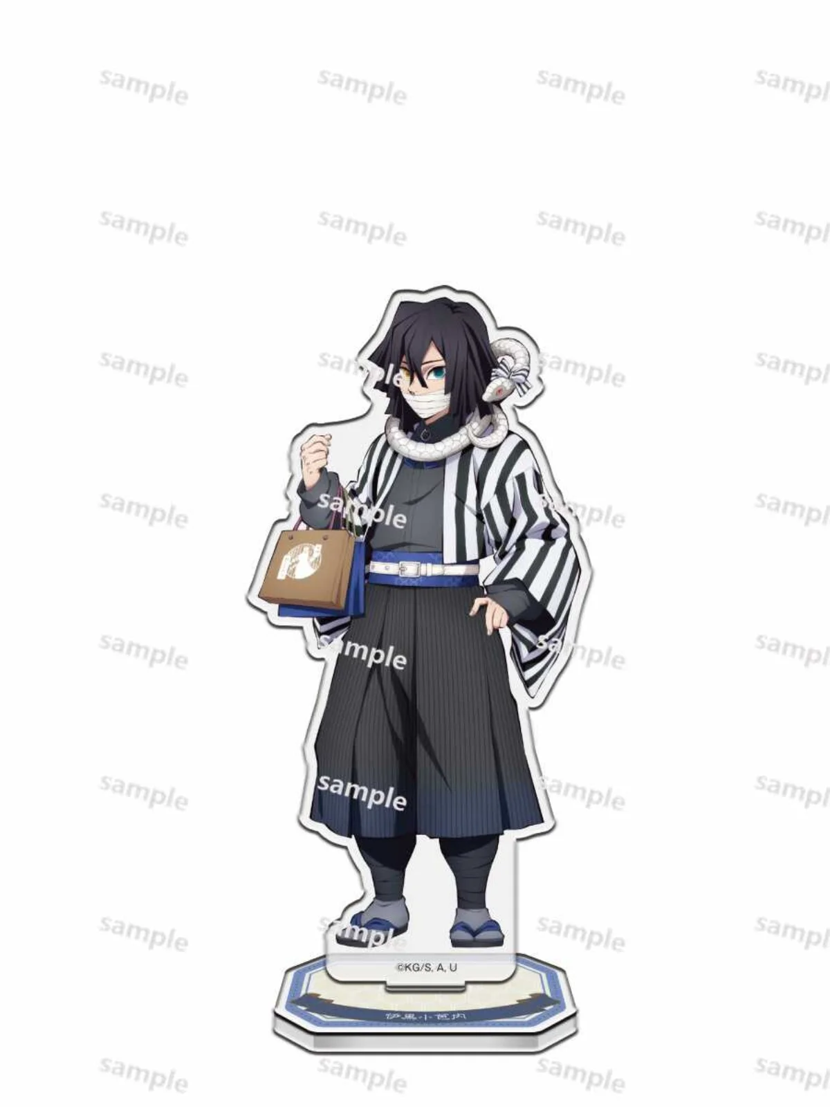 Anime Demon Slayer Shinazugawa Sanemi Himejima Gyomei Tomioka Giyuu Cosplay Acrylic Standing Sign Desktop Ornament Decorate