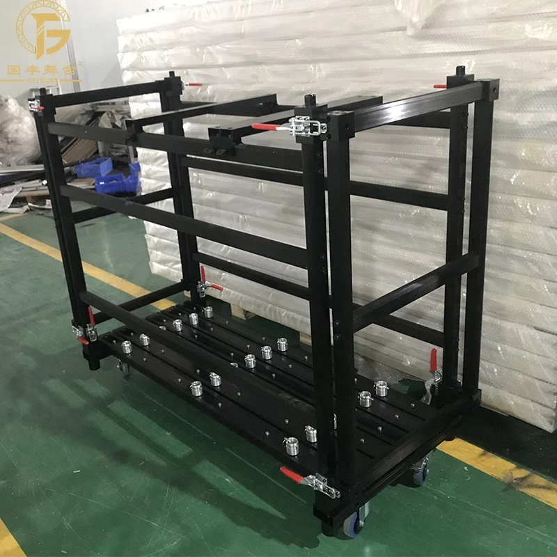 Quick Installation Premium Moving Cart for Removable and Adjustable Stage Lighting Solutions Truss Displays Product Type