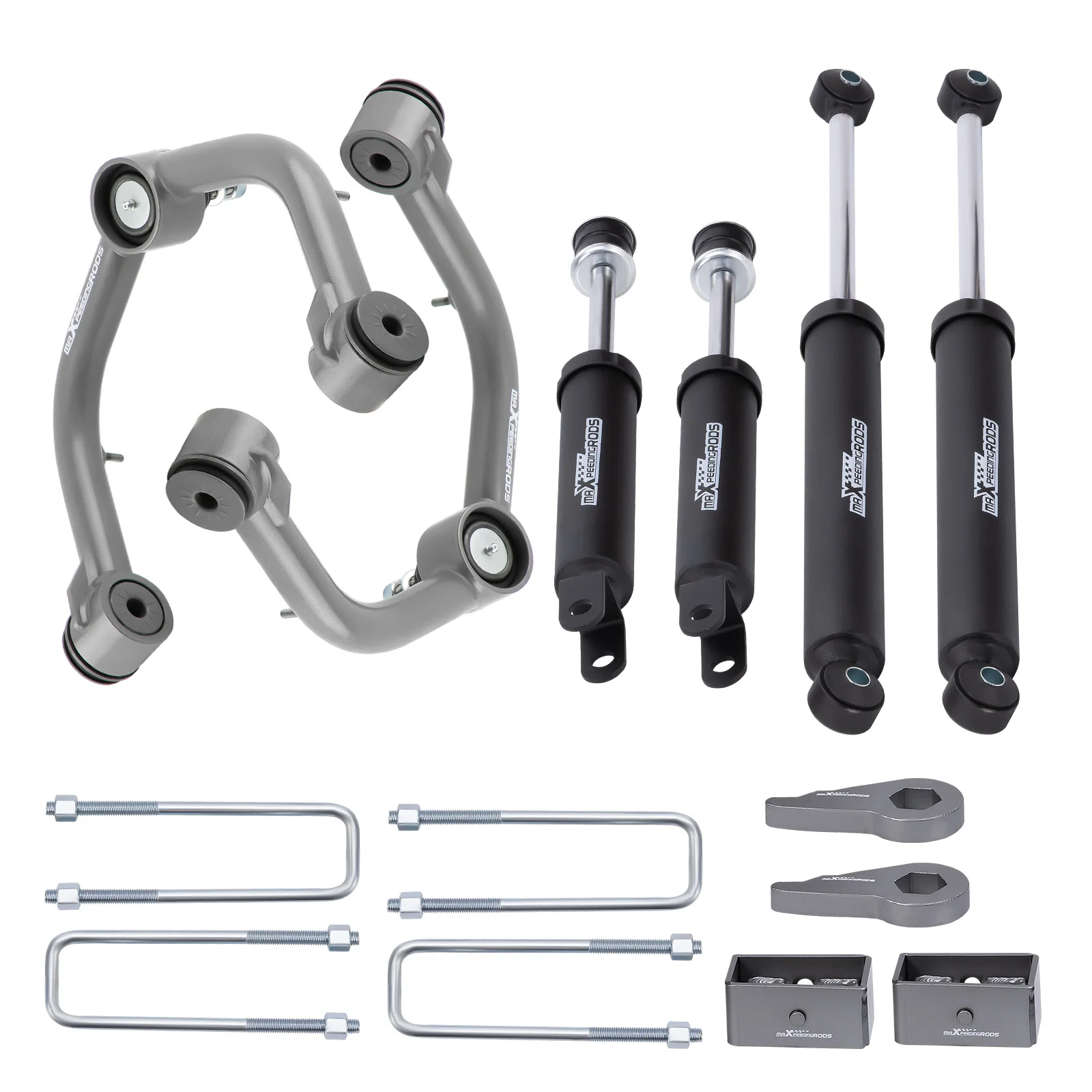 

1"-3" Suspension Lift Kit Control Arms for Chevy Silverado Sierra 1500 4WD 1999 2000 2001 2002 2003 2004 2005 2006 2007