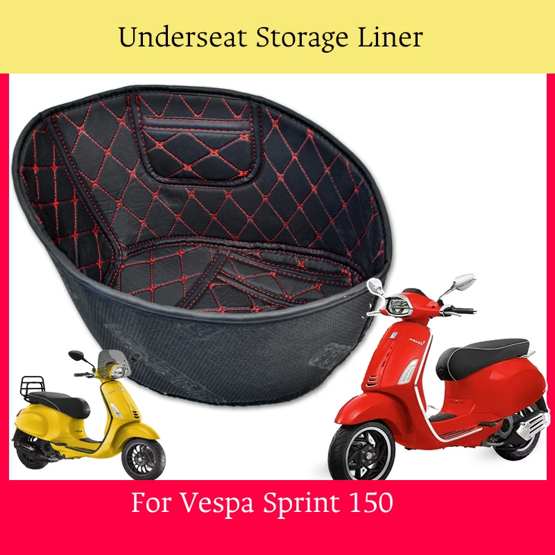 

For Vespa sprint150 Motorcycle Rear Trunk Inner Cushion Sprint150 Seat Bucket Storage Luggage Box Liner Pad