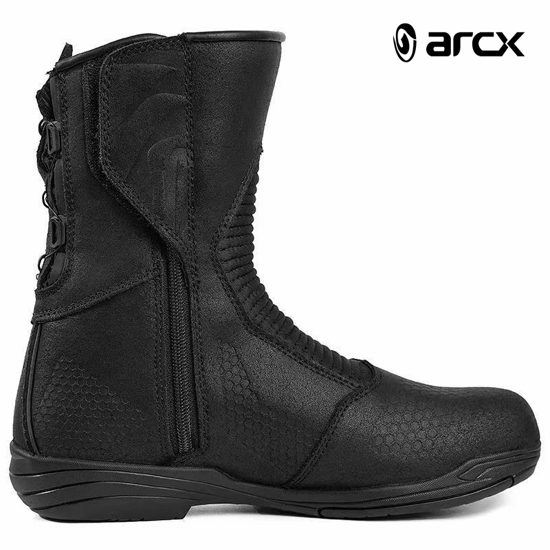 

Мотоциклетные ботинки ARCX, водонепроницаемая мужская обувь для езды, защита голеностопного сустава из натуральной воловьей кожи, оборудование для мотокросса и гонок по бездорожью