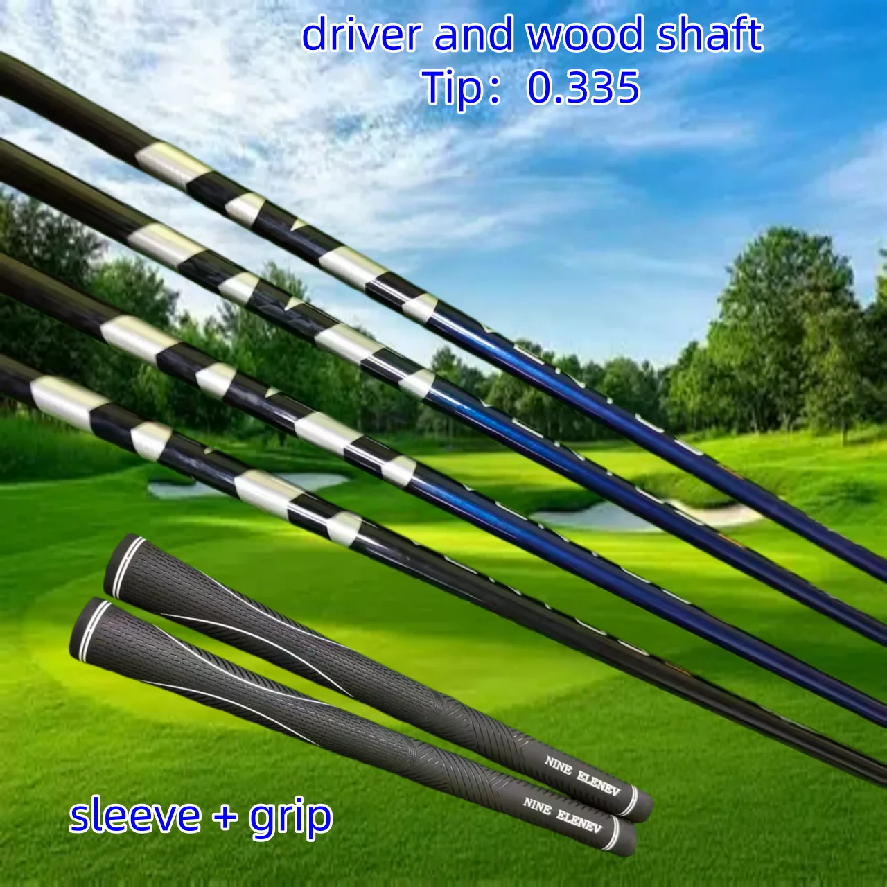 2023 New Golf shaft VENT TR 5/6/7 R/SR/S/X graphite shaft driver and wood shaft free assembly sleeve and grip