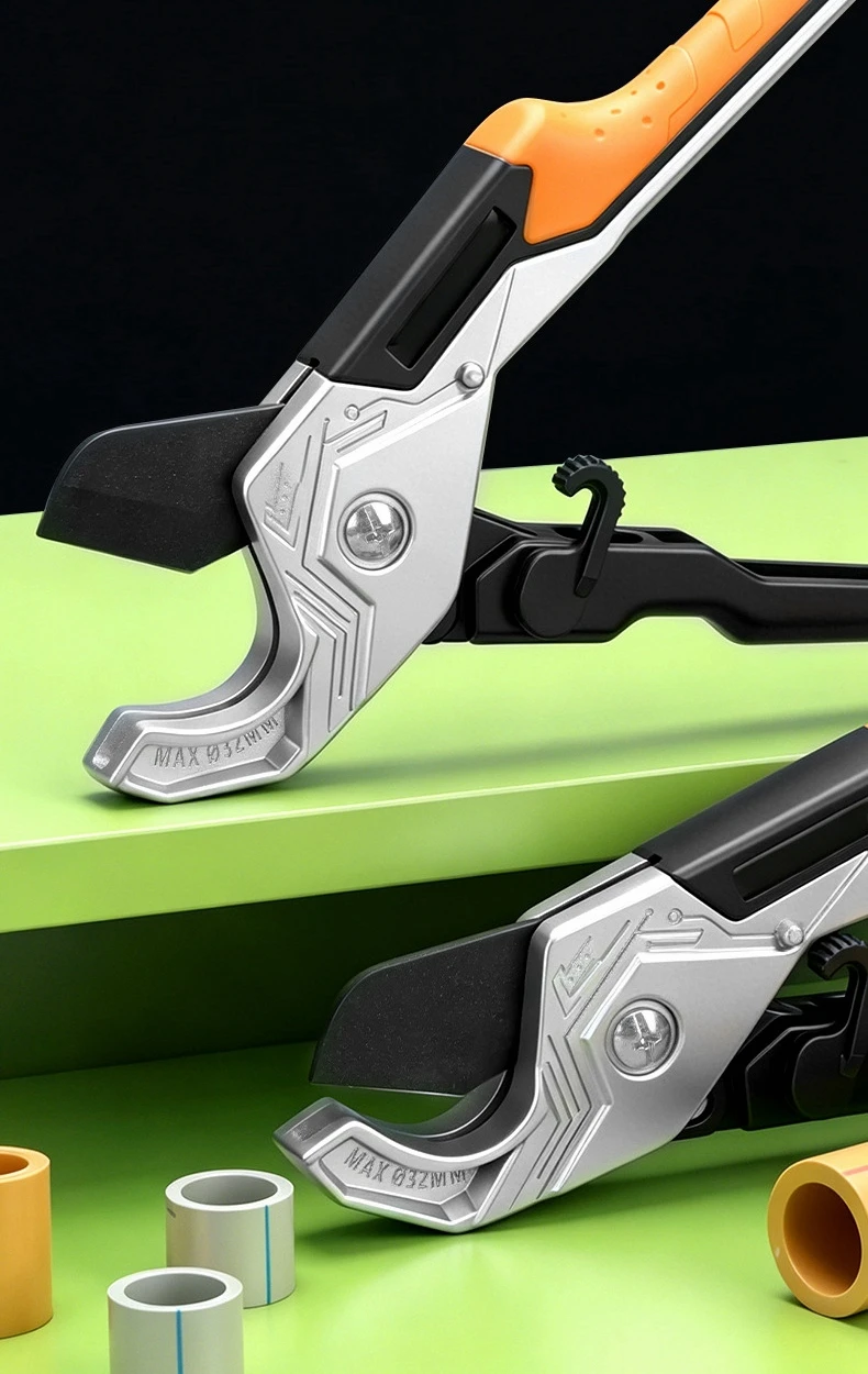0-32mm Pipe Cutter PVC PPR PU PE Pipe Scissors Cutters with Sharp SK5 Steel Blade Tube Hose Manual Cutting Tool Plumbing Tools view 3