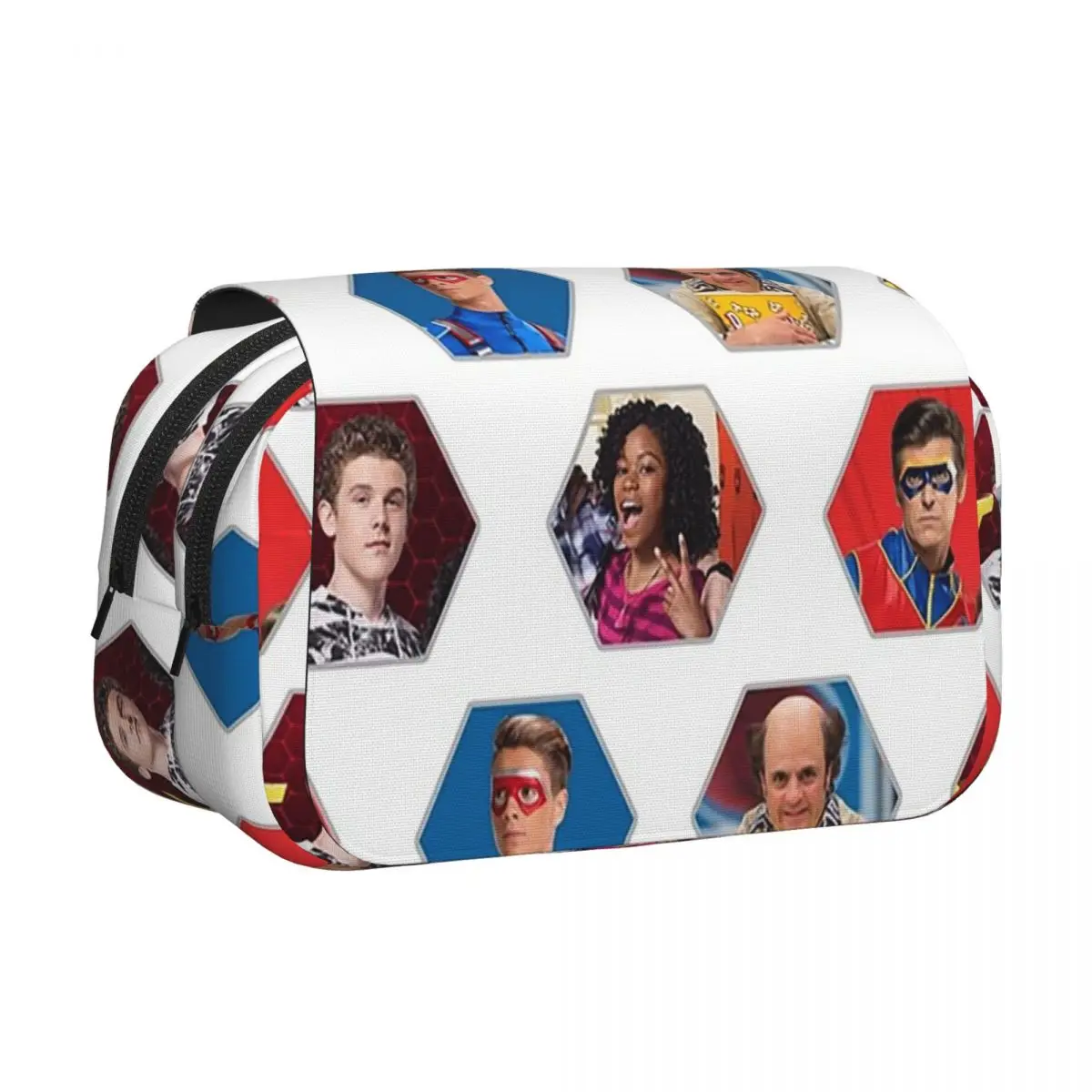 Henry Danger - Hexagon Pencil Case Pencil Pouch Hard Shell Leather Big Capacity Pen Box Pencil Bag for Studen Gifts