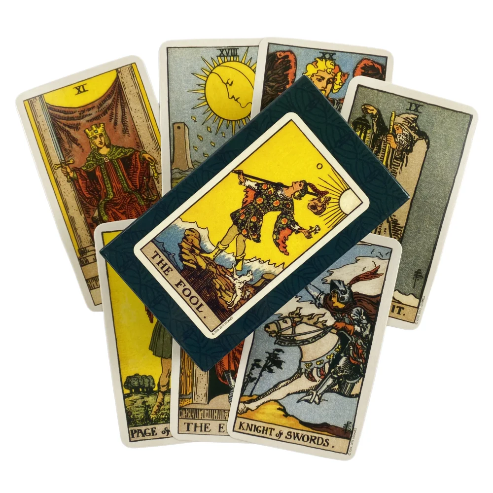 Rider Tarot Cards A 78 Deck With Paper Guidebook Oracle English Visions Divination Centennial Edition Borad Playing Games