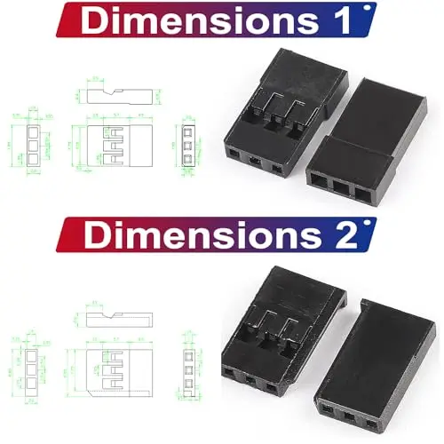 Imagem -05 - Jst-syp Servo Connector Kit Macho e Fêmea Plug 2.5 mm 22awg Cabos Syp2pin Servo3pin 2.54 mm