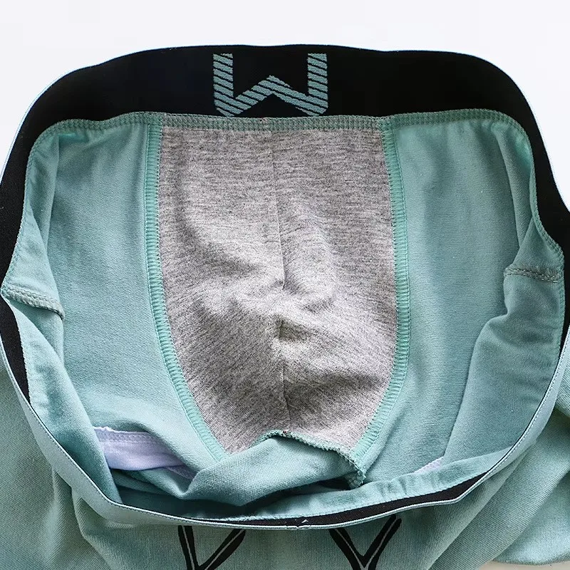3PCS Mens Underwear Man Underpants Cotton Boxer Shorts Men Panties Boxer Underwear for Male U-Convex Sexy Comfort Boxers