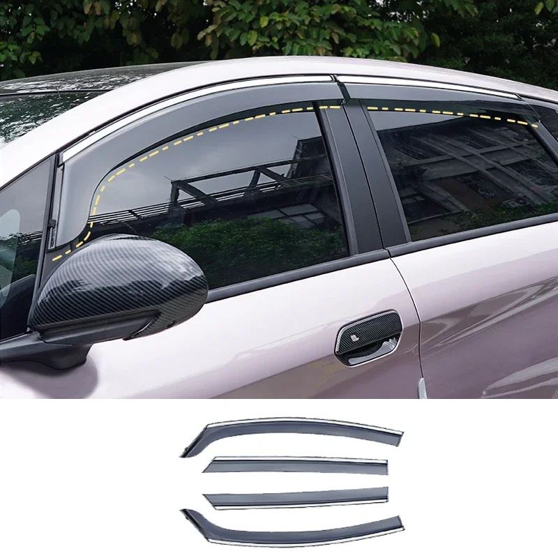 

New! For BYD Dolphin 2023-2024 Window Visor Car Accessories Rain Guard Deflector Windshield Rain Eyebrow Awning Trim