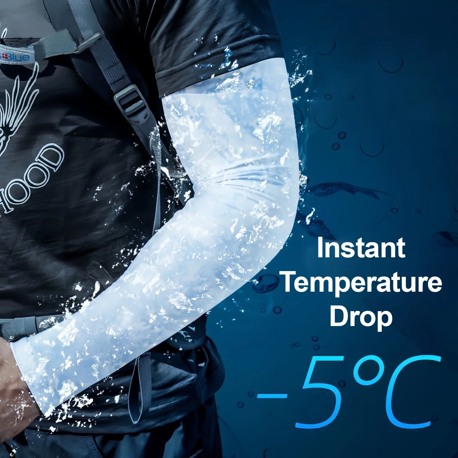 Oversized Arm Sleeves Men Cycling Cooling Driving Sun Protection Stretchy Breathable Outdoor Fishing Extra Large Golf Arm Covers - view 5