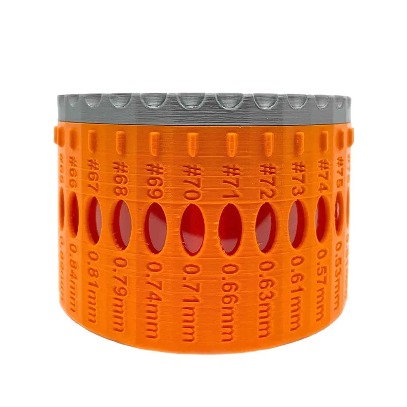 

BORE Professional Jewelers Drill Bit Storage Case 32-Slot Organizer for #80-#51 HS Bits Compact Dispenser with Mixed Size Holder