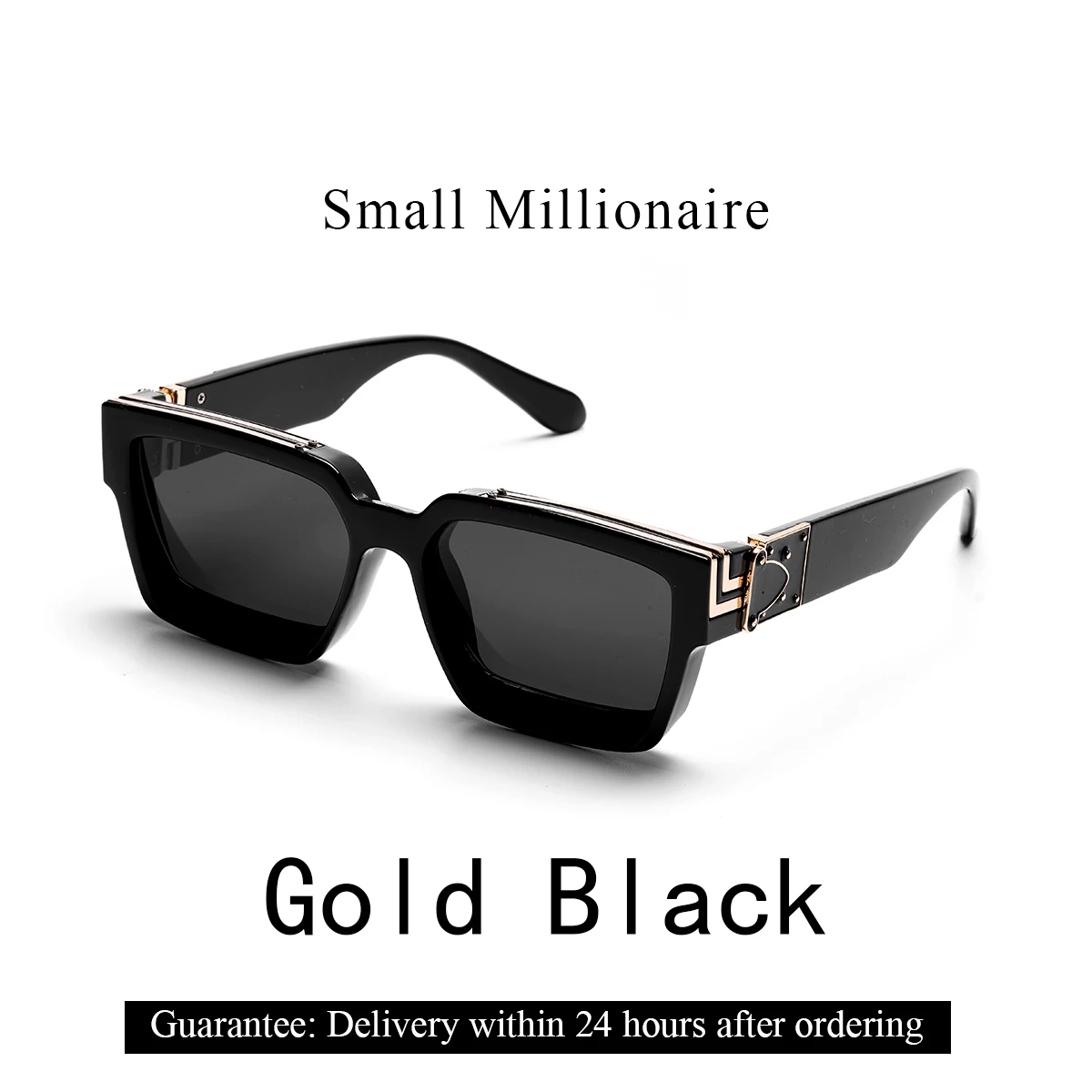Ruiao Millionaire Sonnenbrille Schwarz 5