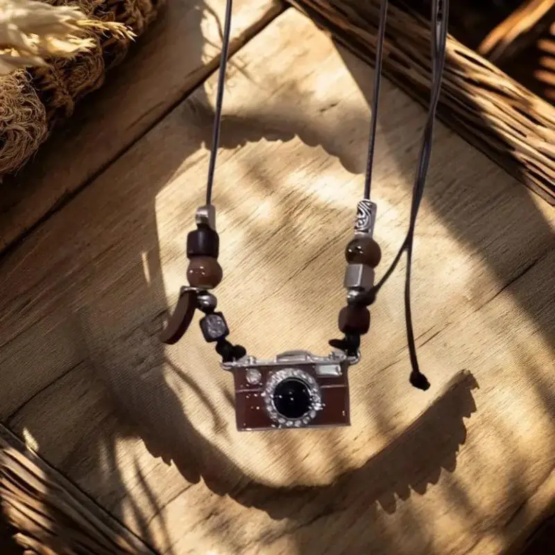 Women Women Men Punk Y2K Charms Jewelry Accessories Kpop Hip-Hop Simple Personality Vintage Brown Camera Pendant NecklaceT Ing Q Store - Aliexpress Deal