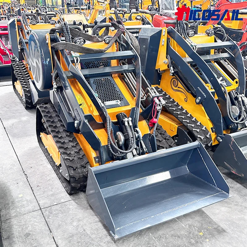 جرافة انزلاقية صغيرة هيدروليكية عالية التدفق متوافقة مع مرفق Forestry Mulcher #3