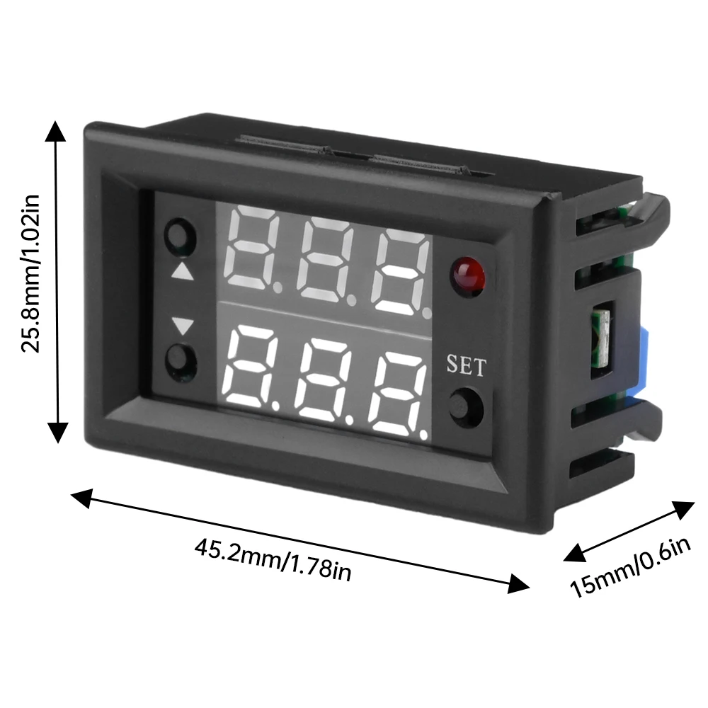 DC 4-28V Frequency Meter LED Digital Display PWM High-power Square Wave Signal Generator Pulse Frequency Duty Cycle Adjustable