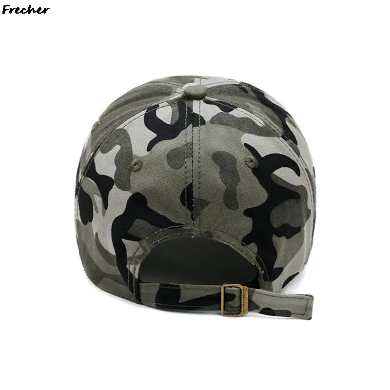 American Fashion Golf Caps Men Adjustable Buckle Cotton Visors Cap Camouflage US Snapback Hats Sports Embroidery Casquette Hat