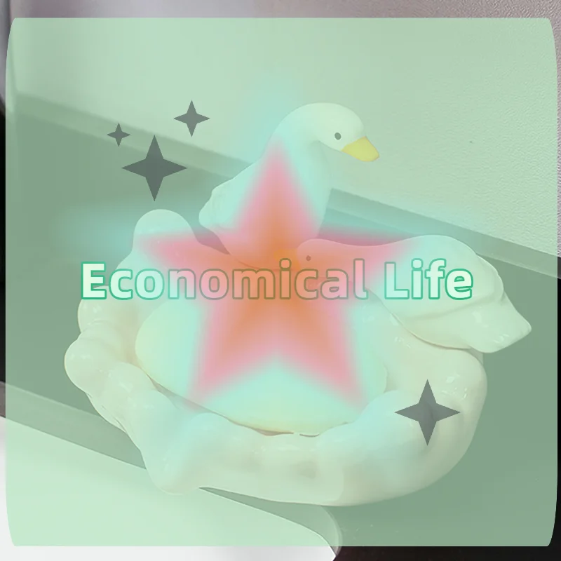 [MOA]Portable Cartoon Duck Soap Box Soap Dish Drainable Soap Holder Soap Container Soap Dish For Tray Bathroom Accessories[MOA]