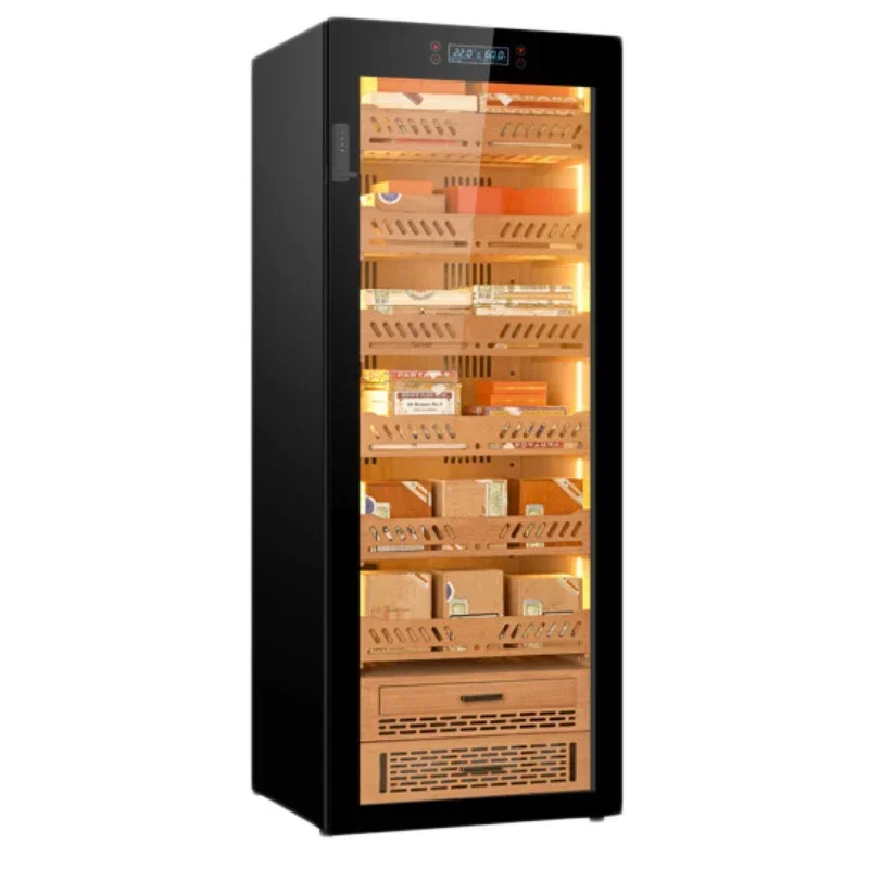 New Double Door Cigar Humidor Cabinet Electronic Humidor Cabinet With Spanish Cedar Wood Shelves & Hygrometer Cigar accessories