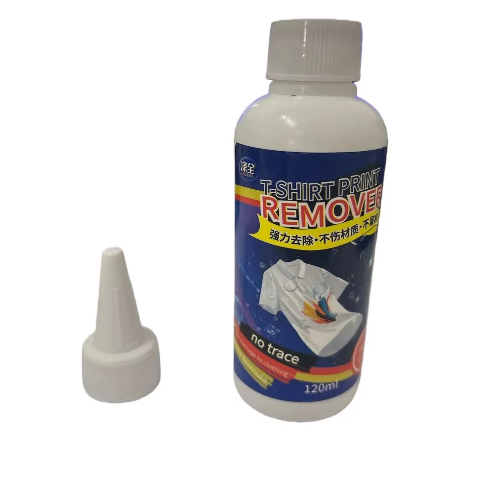 Vilaxh 1/2X Heat Transfer Vinyl Remover DTF Remove Clothing DTF Remover Adhesive Print Remover Liquid Remove Clothing For Printe