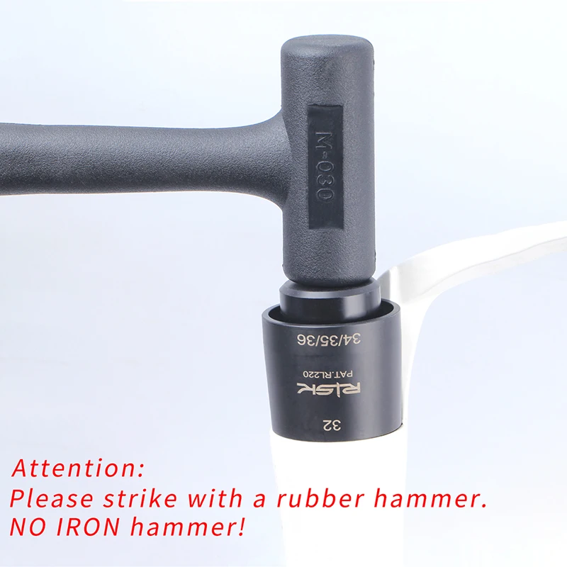 Hot Sale Mountain Bicycle Front Fork Dust Seal Installation Tool Kit For 32/34/35/36/40mm Pipe Diameter Driver Tool bike tools