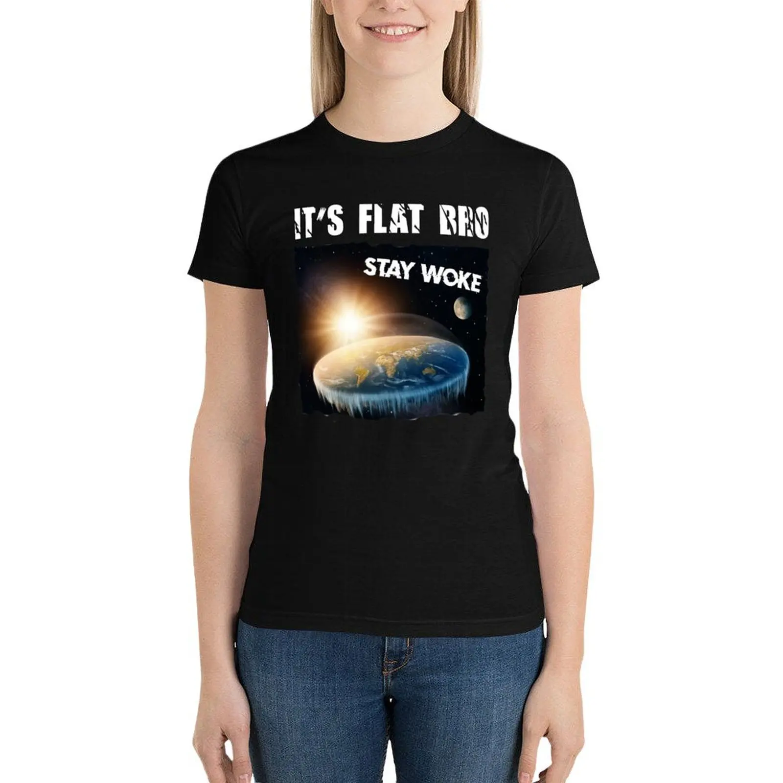 Flat Earth Clothes and Accessory T-Shirt hippie clothes aesthetic clothes shirts graphic tees T-shirt Women