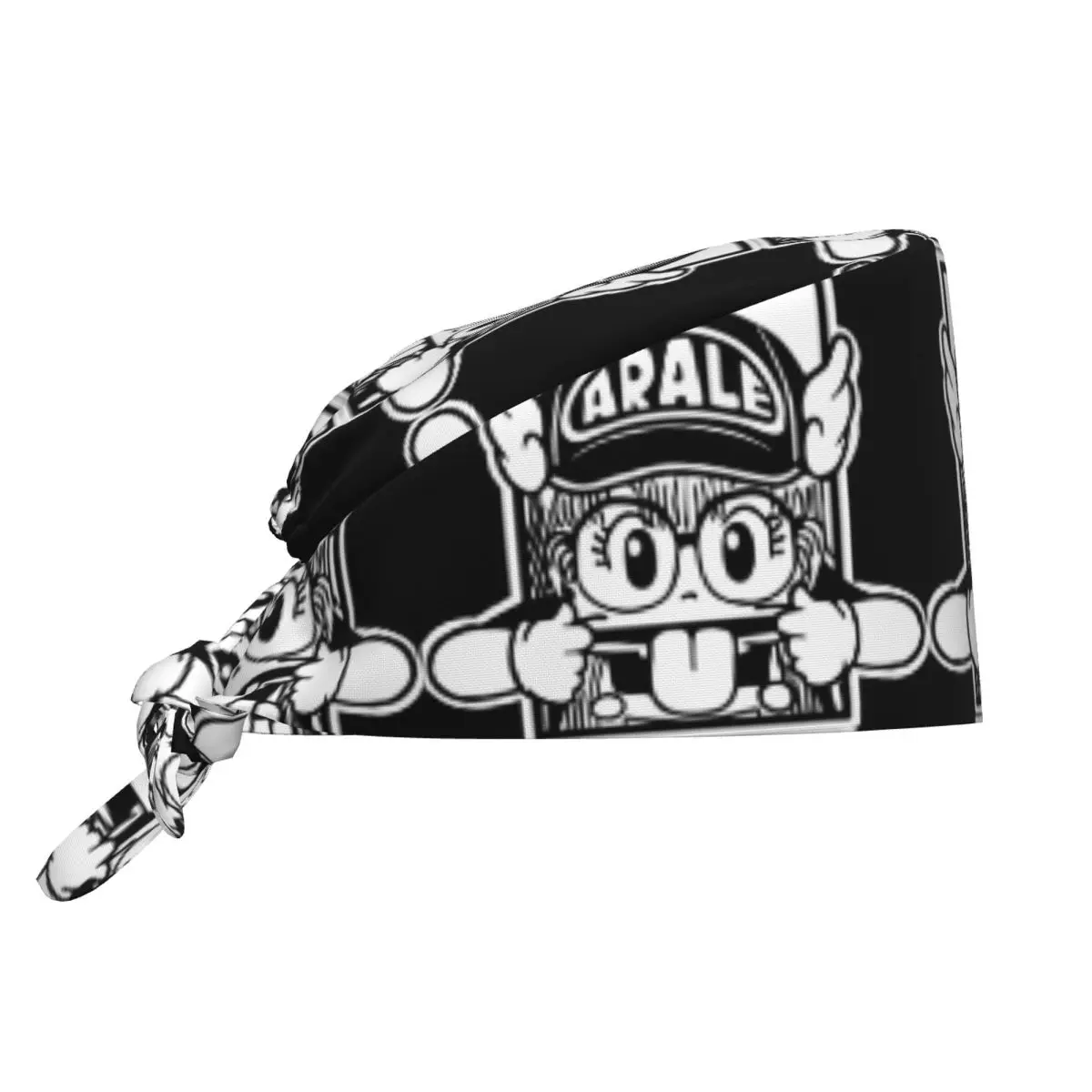 Urocza Czapka Medyczna Arale Norimaki Pielęgniarka Chirurg Dr. Slump Anime Manga Lekarz Laboratorium Spa Czapki Robocze Męskie Damskie Czapki Medyczne