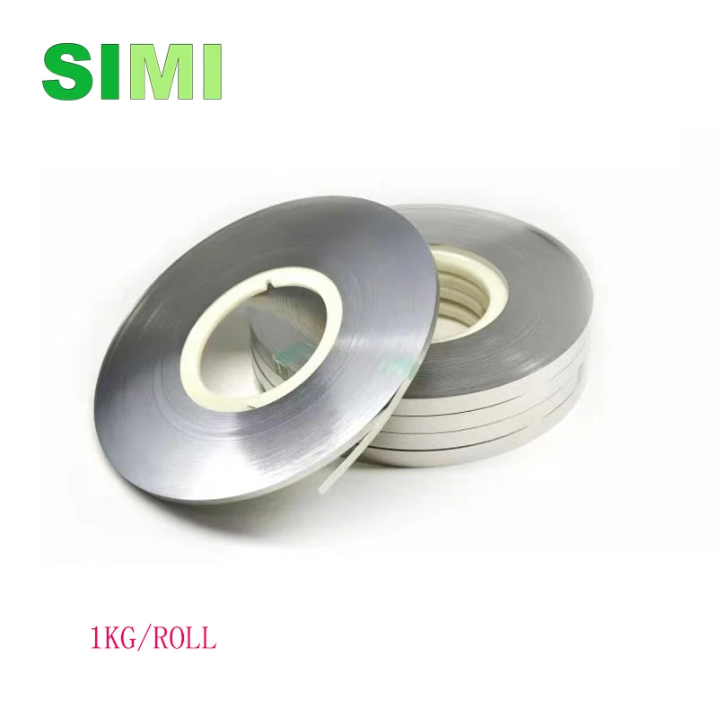 1KG/Roll Nickel Strip 0.1/0.12/0.15mm Nickel Plated Steel Strip For 18650 Lithium Battery Pack Welding Tape 0.2*6mm Nickel Belt