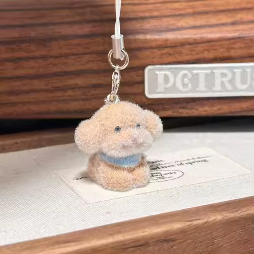 Fluffy Alpaca Elk Capybara Animal Keychains Resin Cartoon Lovely Funny Garlic Goose 3D Doll Pendant Bag Box Car Key Ring Jewelry - Image 40