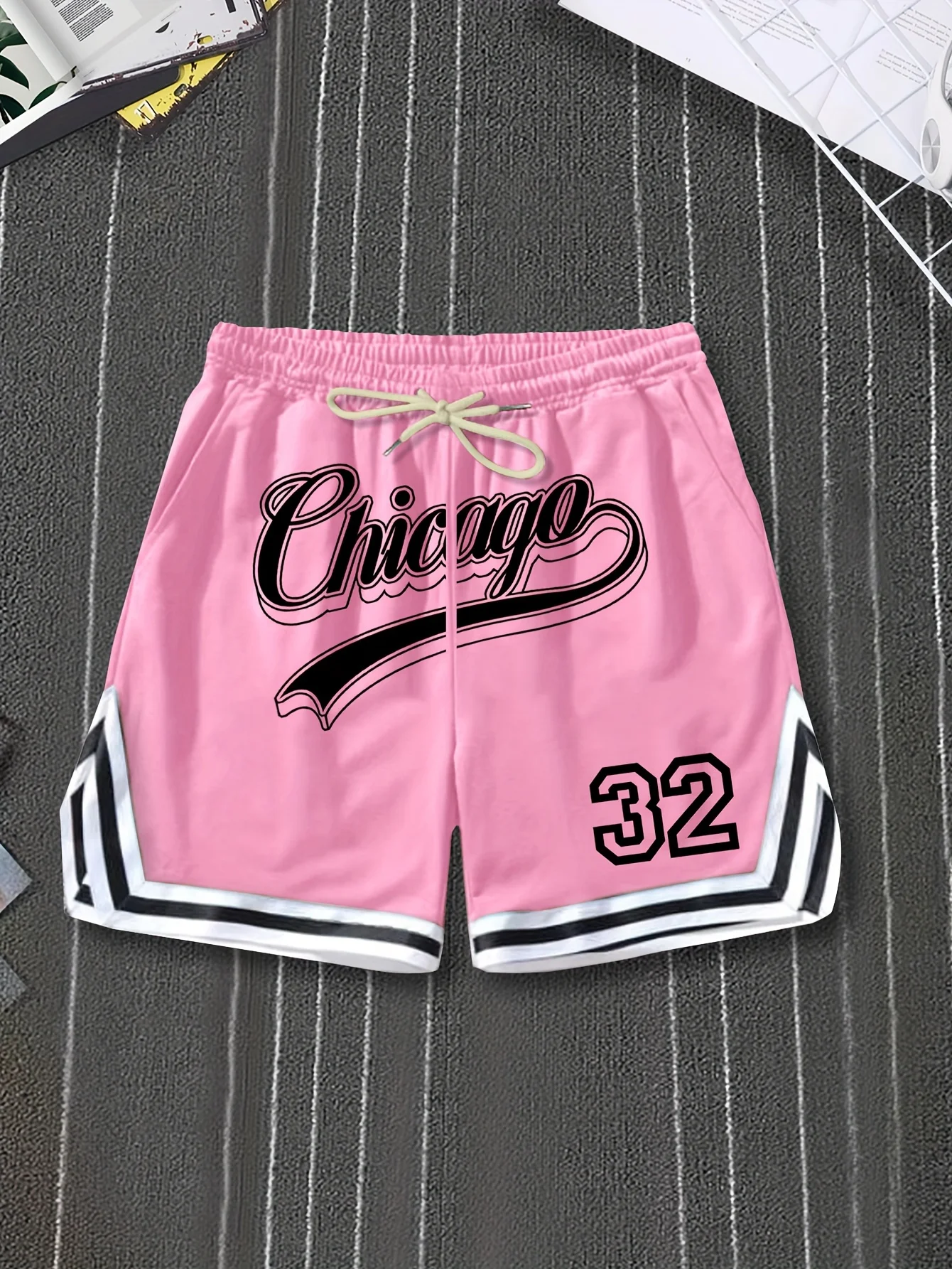 شورت رجالي صيفي 2025 جديد ثلاثي الأبعاد رقمي 32 طباعة كاجوال، عصري، رياضي، ناعم، مريح، خفيف الوزن وجيد التهوية