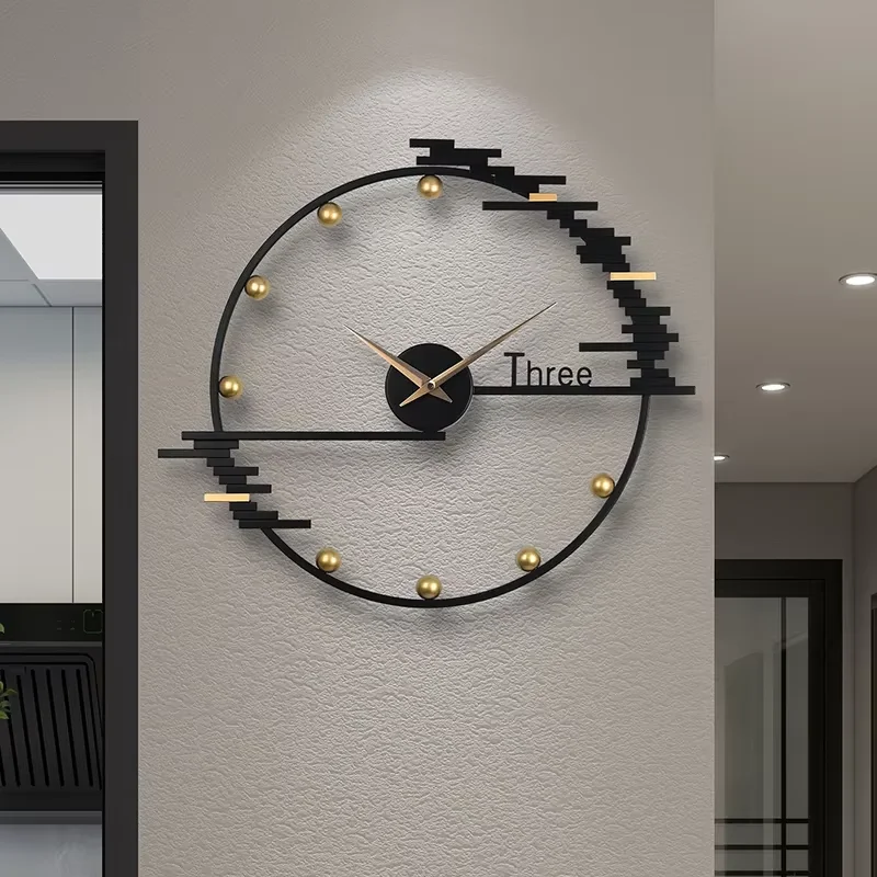 Classic Minimalist Wall Clock Digital Luxury Art Bedrooms Silent Clock Wall Restaurant Simple Reloj De Pared Room Decoration