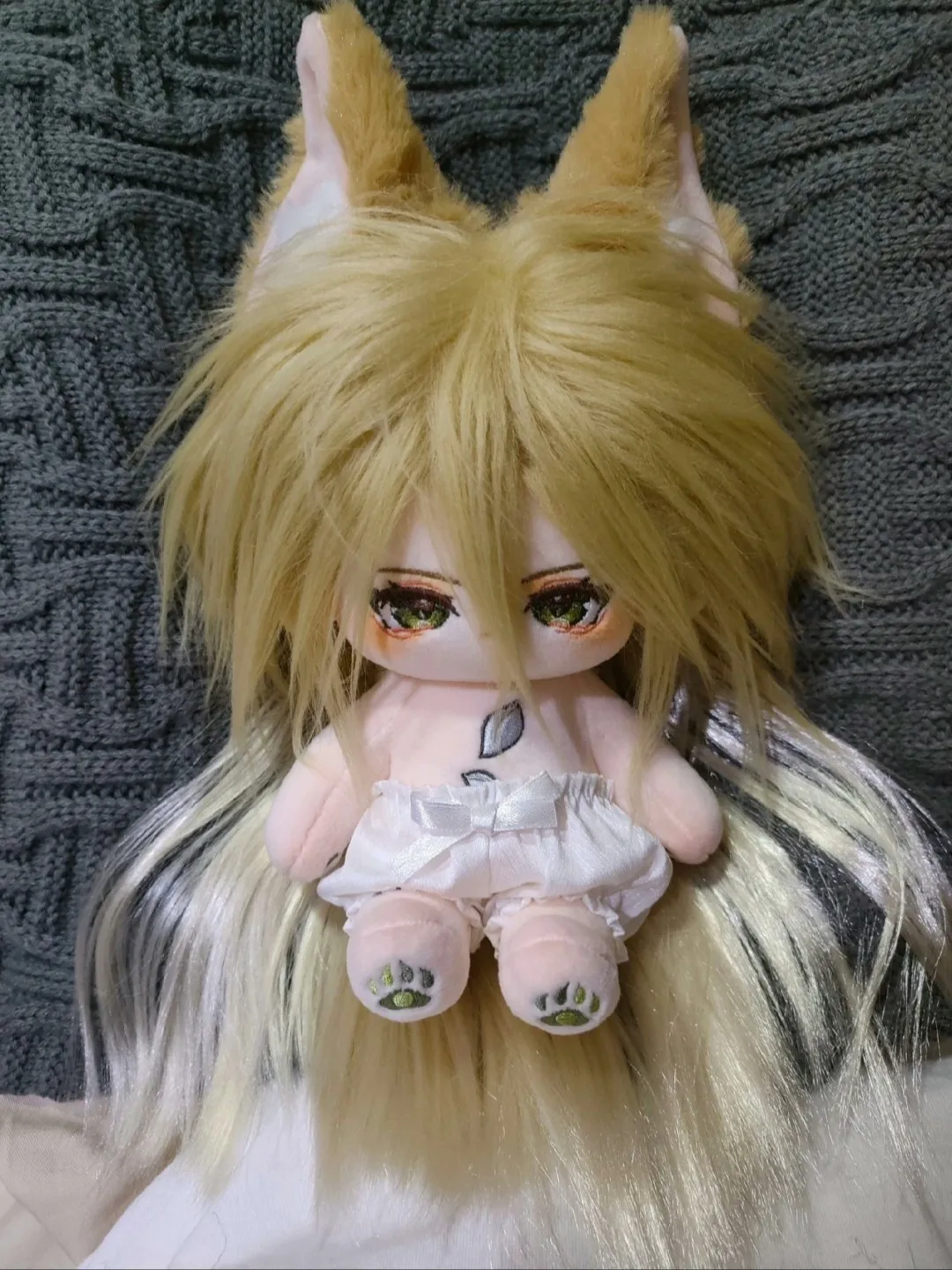 

20cm Cute Game Honkai: Star Rail Luocha Plush Doll Body Cartoon Dress Up Clothes Figures Plushies Cosplay Anime Toys Gift