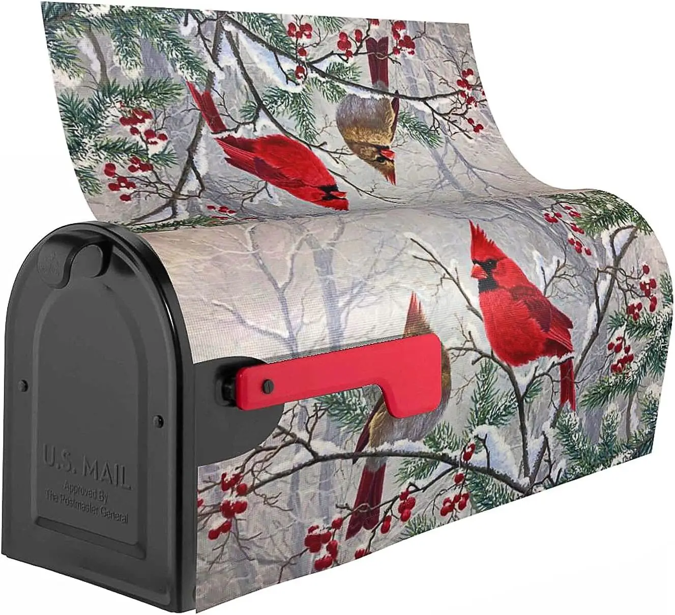 Winter Mailbox Covers Magnetic Bird Cardinal Mailbox Cover Winter Mailbox Wraps 18