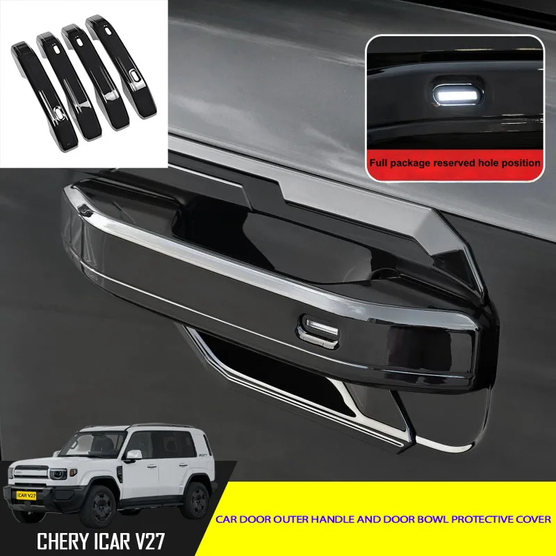 

Automobile Door Outer Handle and Door Bowl Cover Fit for Chery ICAR V27 2025 2026 Car Outer Handle and Door Bowl Cover Car Parts