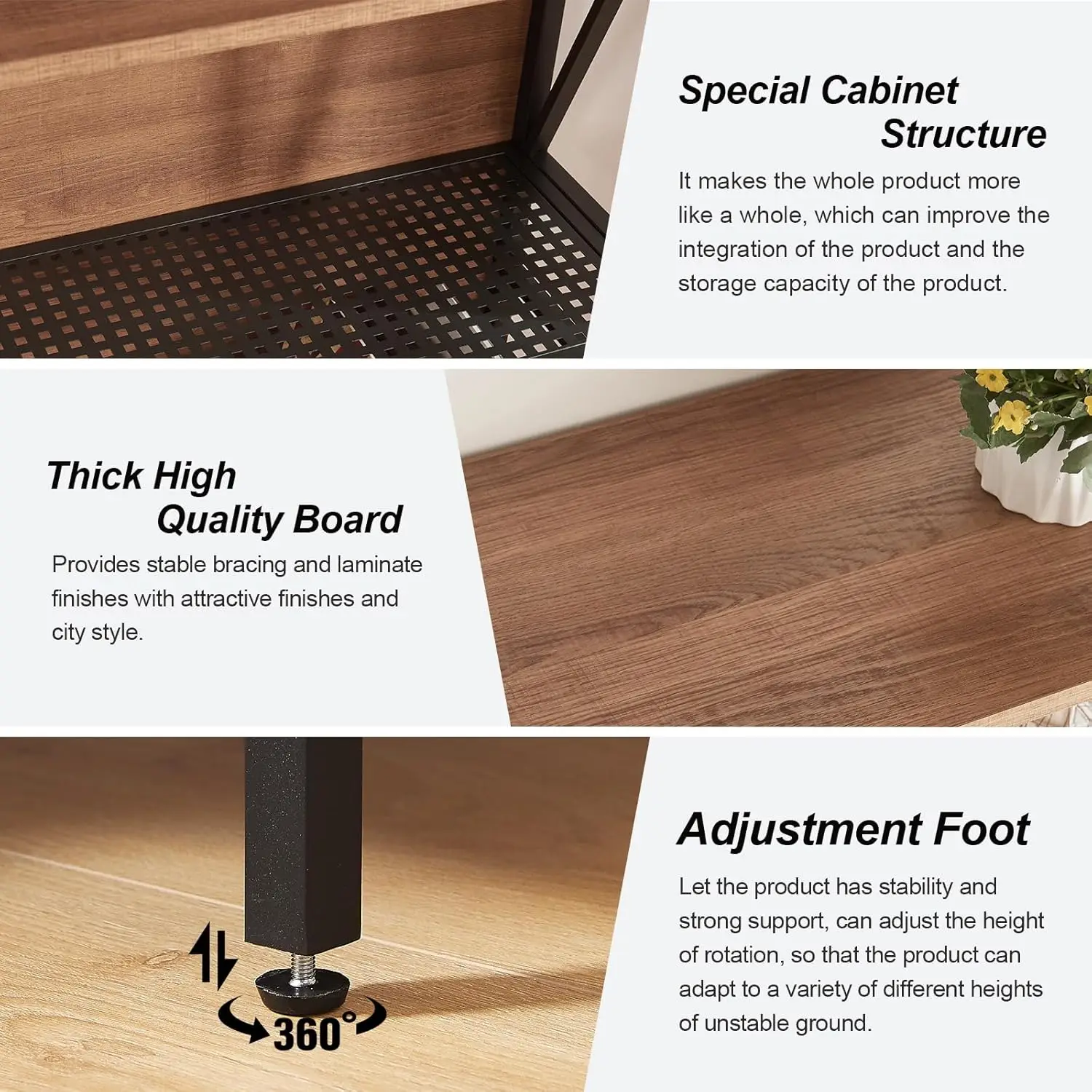 Barang Baru! Rak Buku Tinggi, Rak Buku 7 Tingkat, Rak Buku dan Lemari Buku Kayu Rustic dengan Logam, Model Berdiri Bebas dan Industrial Terbuka B