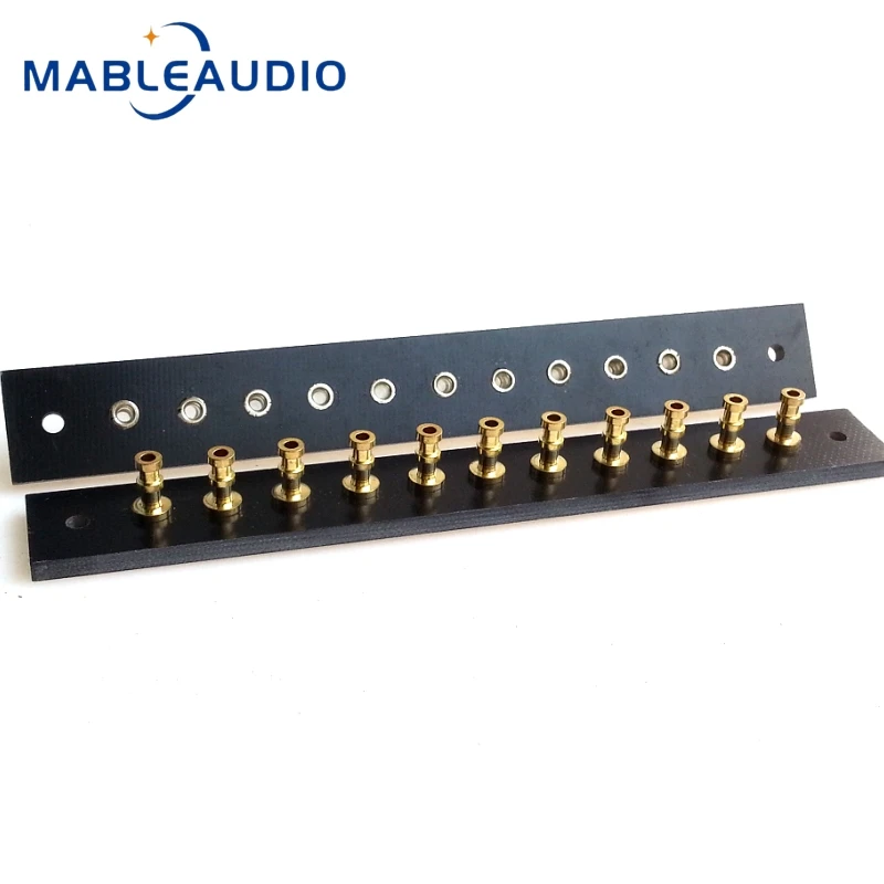 11-position Gold Plated Silver Plated Nickel Plated Nail Biliary Machine Accessories Wiring Terminal Board