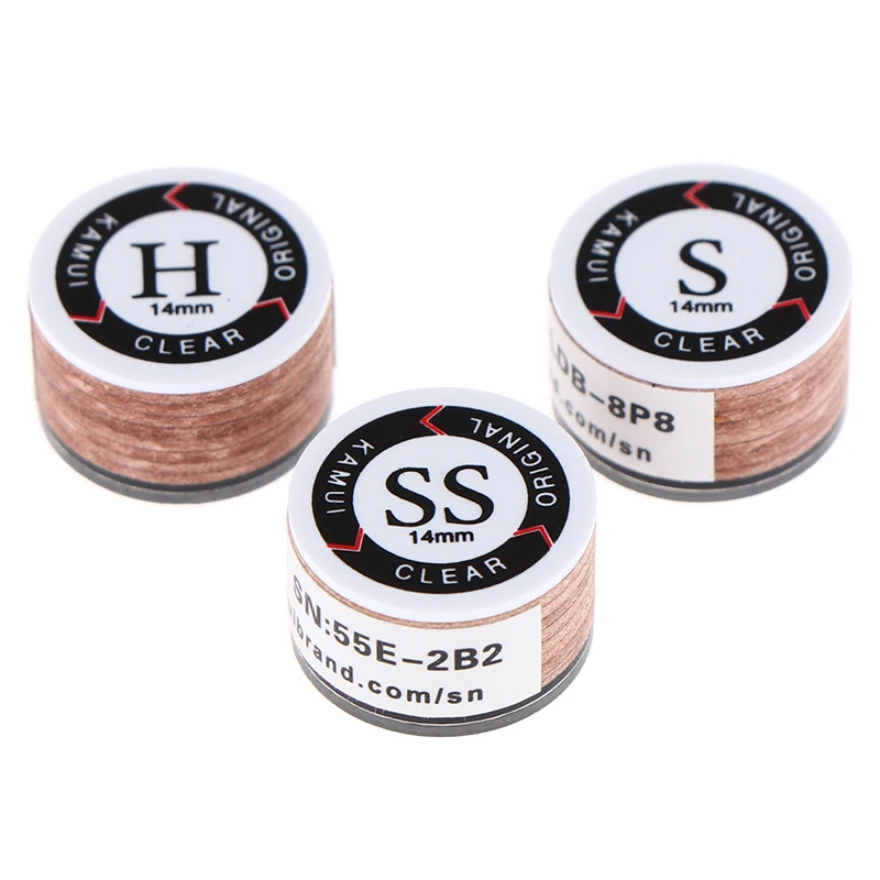 14mm SS/S/M/H Billiard Pool Cue Tip Snooker Tip Billiard Pool Cue Tips Billiard Cue Stick Tips Snooker Billiard Accessories