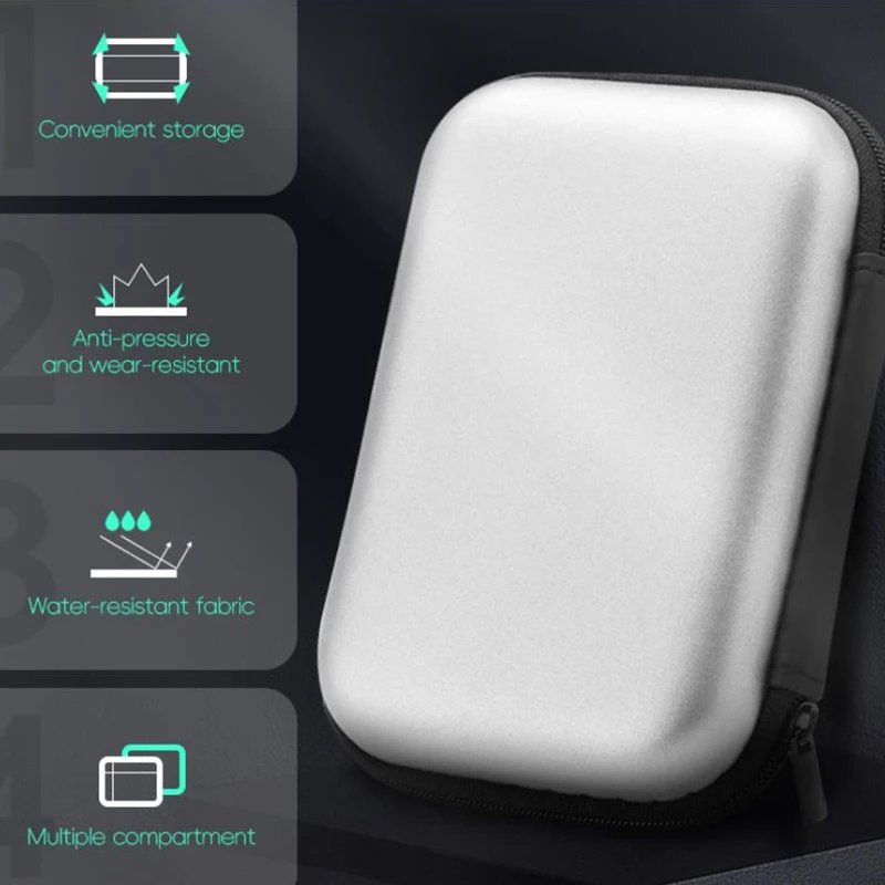 Protable EVA Hard Shell Bag For R35S/R36S Case For ANBERNIC RG35XX RGB20S Storage Bag Akcesoria do konsoli do gier