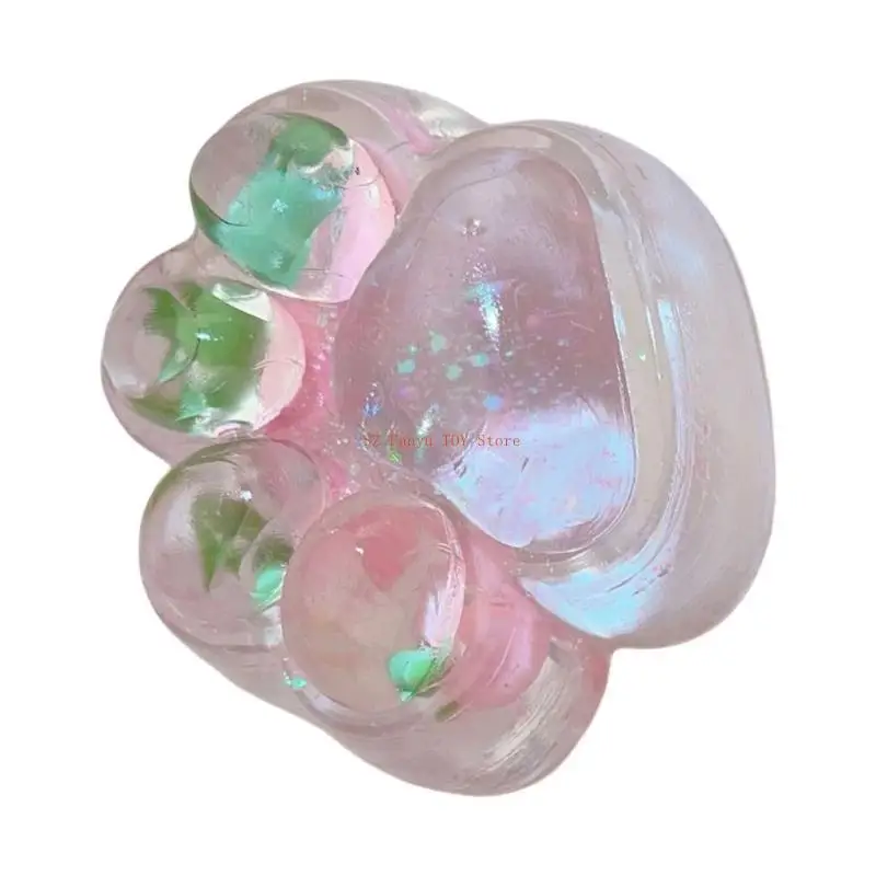 96gc schöne mehrfarbige weiche Sprungbrüche Maltose Stress weiches Spielzeug für Männer Frauen Katzen Pfoten Pfoten