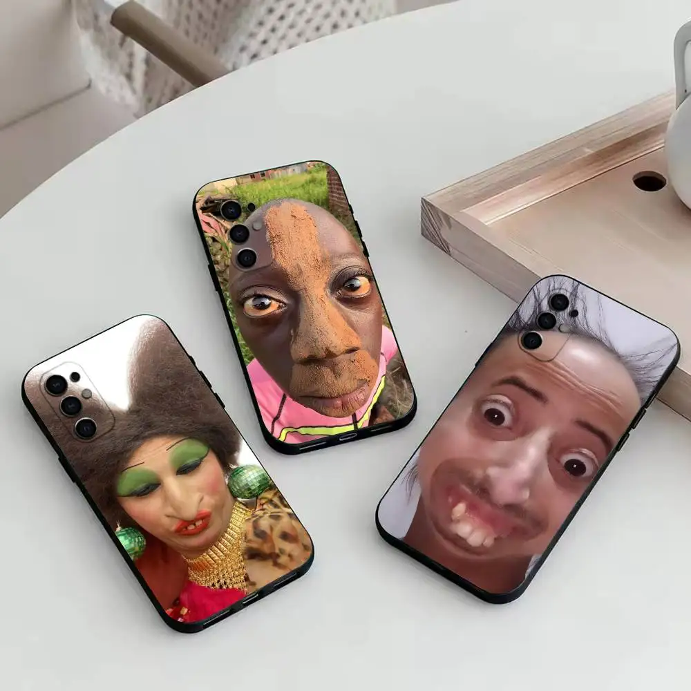 D--funny emojis  Phone Case Black Silicone Soft For Samsung S25,S24,S21,S22,S23,S30,Ultra,S20,Plus,Fe,Lite