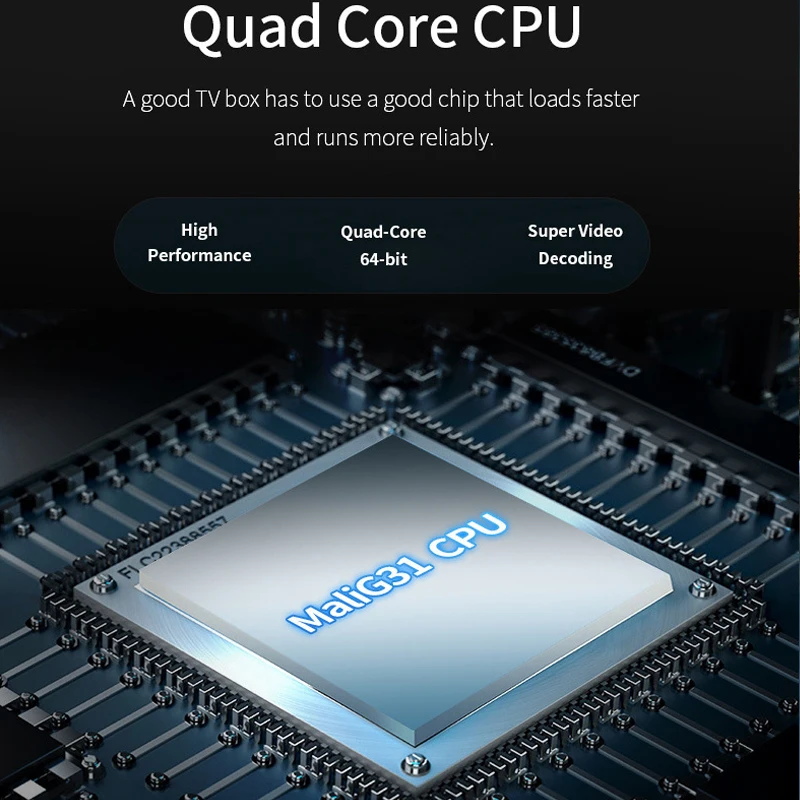   Smart Home Theater TV Box AllwinnerH313 Assistente Google Netflix Streaming Lettore multimediale Bluetooth