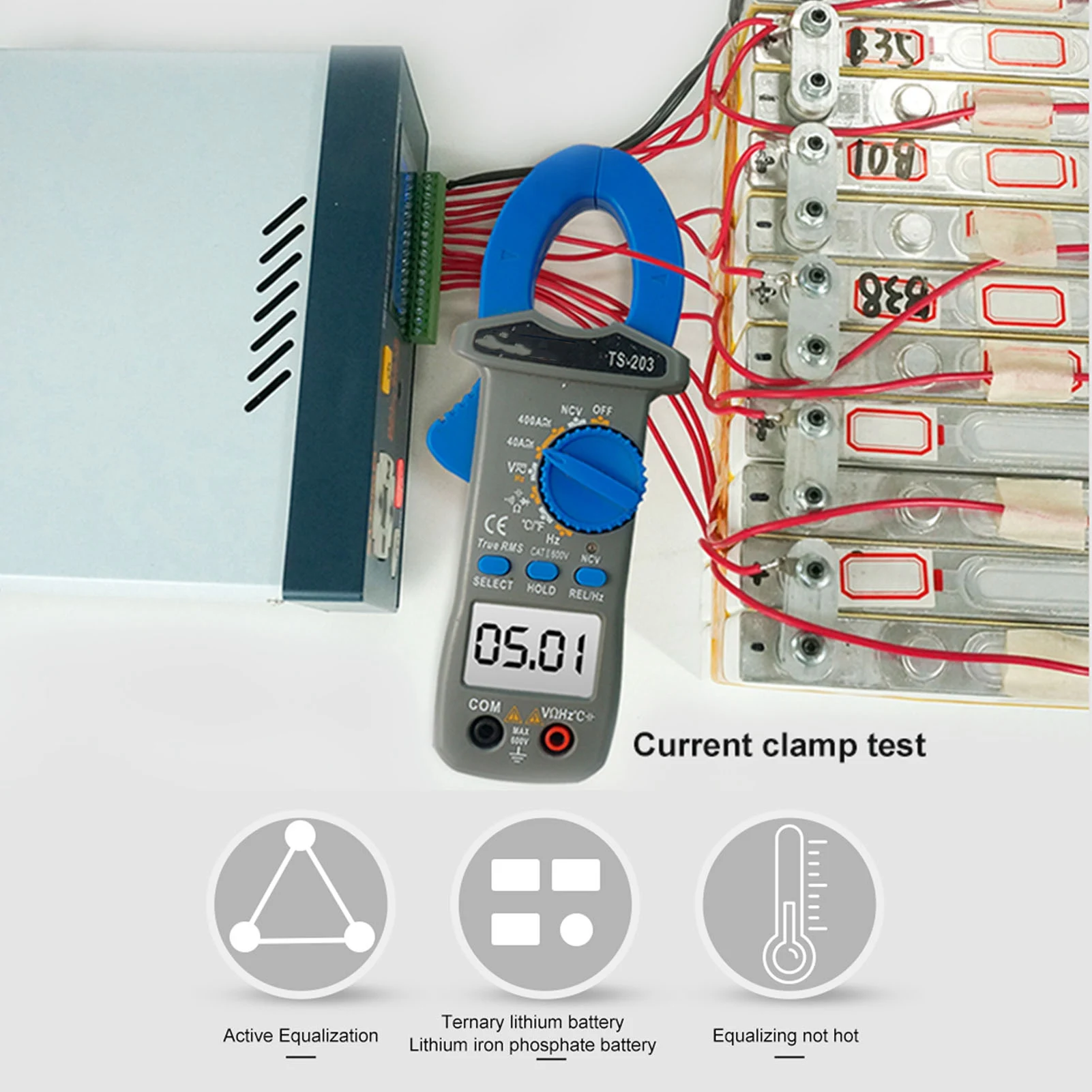 Lithium Battery Balance Controller 2‑16S Lithium Battery Active Balancer 5A Battery Voltage Tester Balance Controller