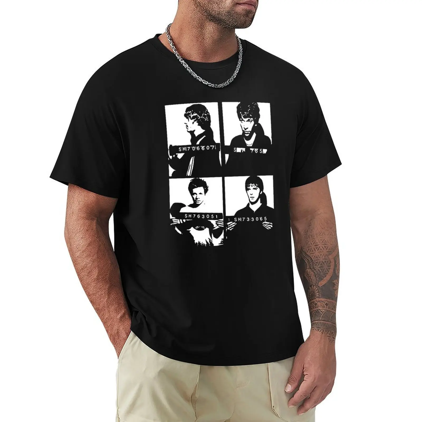 

Mugshot Black T-Shirt T-shirts oversize Funny t-shirts T-shirts man vintage t shirts clothing for men
