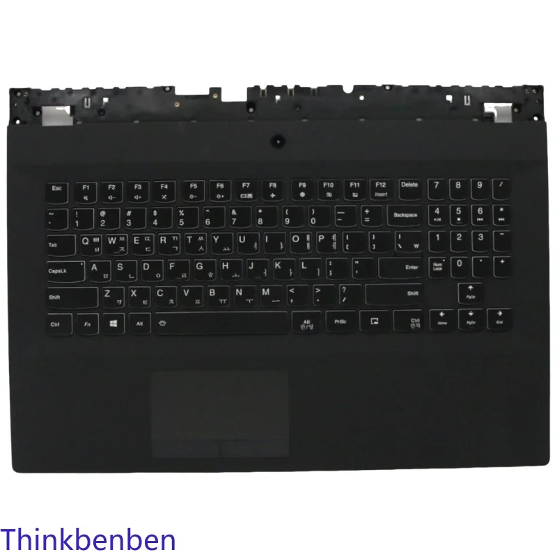 

KR Korean Black Keyboard Upper Case Palmrest Shell Cover For Lenovo Legion Y540 17 17IRH PG0 5CB0U42929