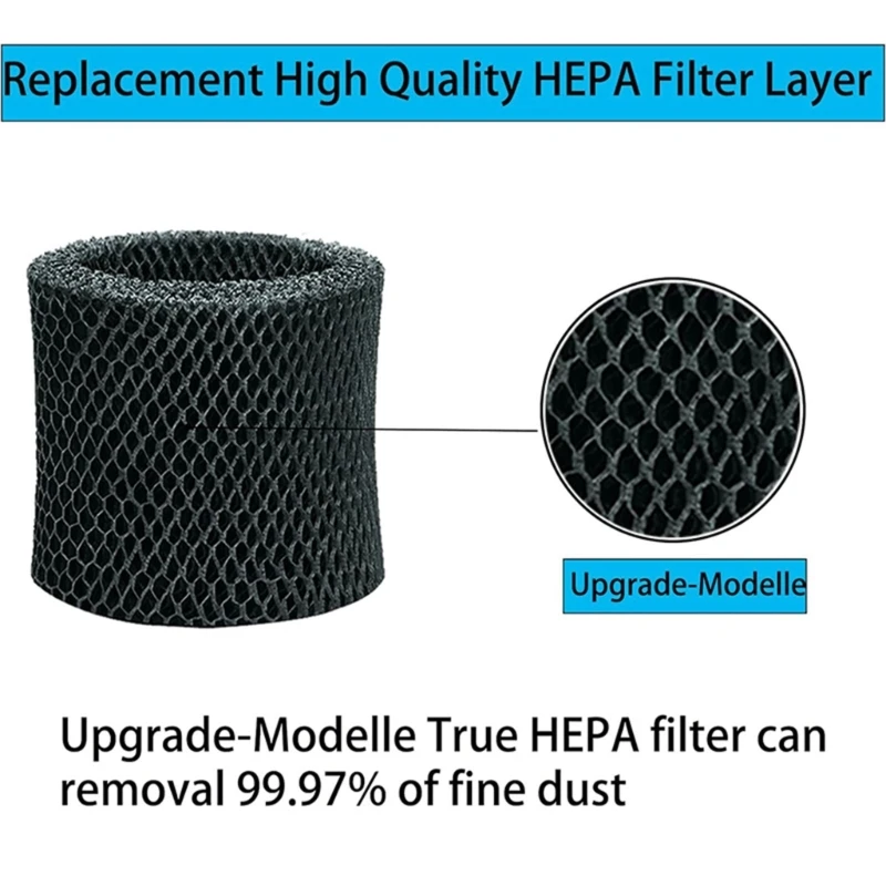 Accessorio per umidificatore d in plastica per filtro in plastica ricambio per filtro umidificatore da 3 pacchi per