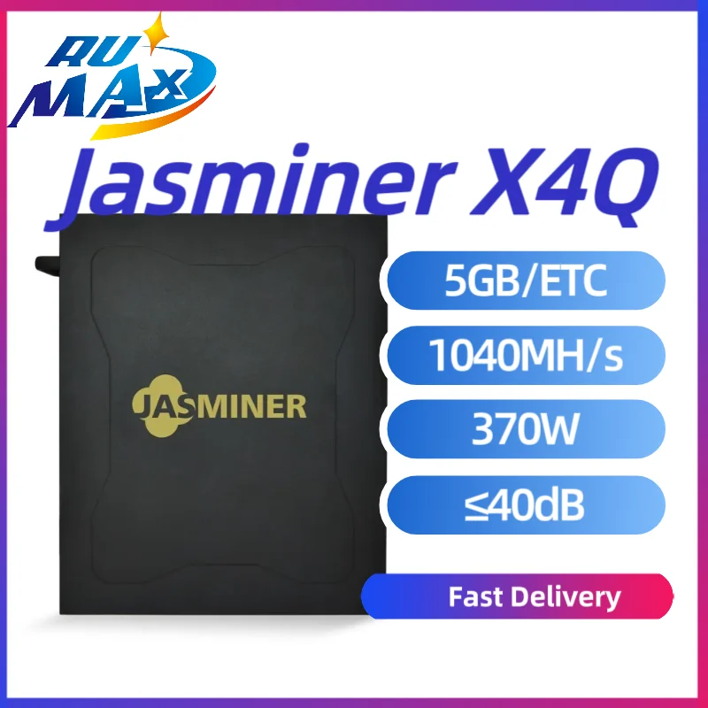 99% New Jasminer X4Q Server Miner 1040MH/s 370W ETC Miner Jasminer X4-Q ETC Mining Asic Miner ETC X4 Q Than ipollo V1 mini